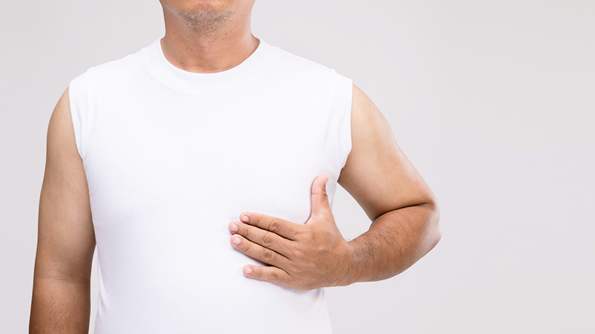 男性也會得乳癌！千萬別忽視胸部異狀
